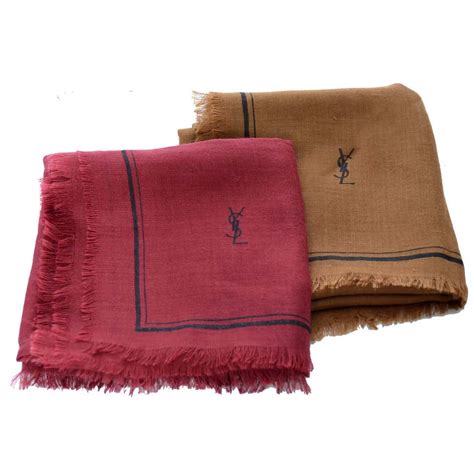 yves saint laurent wool and cashmere scarf|ysl scarf wool.